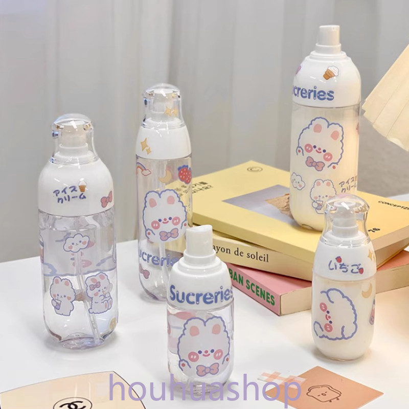 ขวดสเปรย์ ขวดน้ําหอม โลชั่น แบบพกพา ความจุ 50/100/150 มล. พร้อมสติกเกอร์น่ารัก