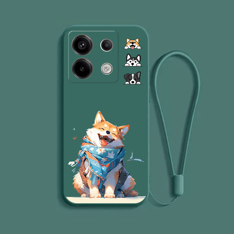 เคส Redmi NOTE 13 PRO 5G 4G แฟชั่น สุนัขน่ารัก กันกระแทก ป้องกันกล้อง เคสโทรศัพท์แบบนิ่ม