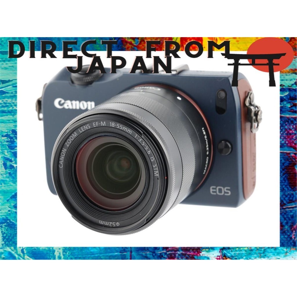[มือสอง]《คุณภาพดี》Canon EOS M + EF-M18-55mm F3.5-5.6 กล้องเลนส์เดี่ยวมิเรอร์เลส เลนส์ซูมมาตรฐาน เครื่อง APS-C เครื่องเบื้องต้น เครื่องเข้า ขนาดเล็ก น้ำหนักเบา ถ่ายภาพสแน็ป