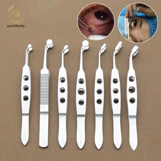 [GOY] แหนบเปลือกตา Meibomian Gland Forceps ผู้หญิงคลิป Eyelash Compressor สแตนเลสโลหะ Expressor Extension แต่งหน้าที่ถูกต้อง TH