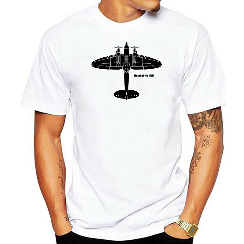 2022 cotton best sleling Heinkel He-111 เสื้อยืด Tops Tee