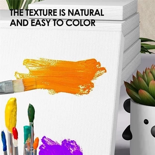 เฟรมแคนวา แผ่นผ้าใบสีขาวสำหรับวาดรูป DIY Canvas Frame เฟรมผ้าใบวาดรูป เฟรมผ้าใบวาดรูป เฟรมจิ๋ว
