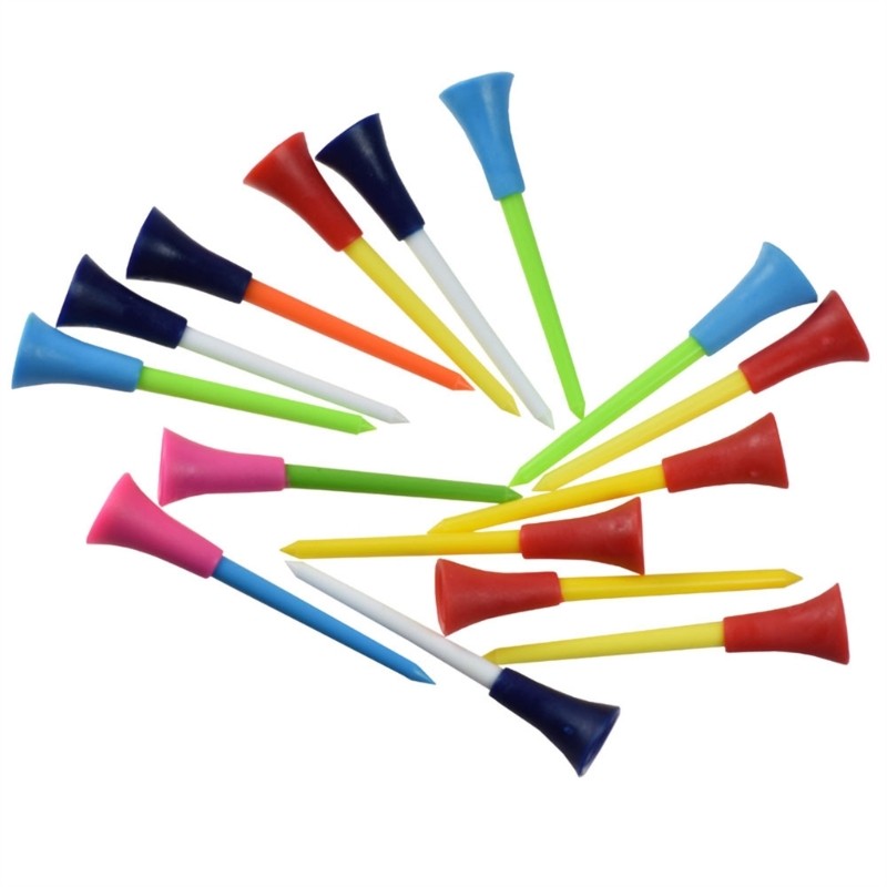 KIN 30 Pack Castles Golfs Tees กอล์ฟ Tees พลาสติก Tees Golfs ฐานสนับสนุน Tees ชุด