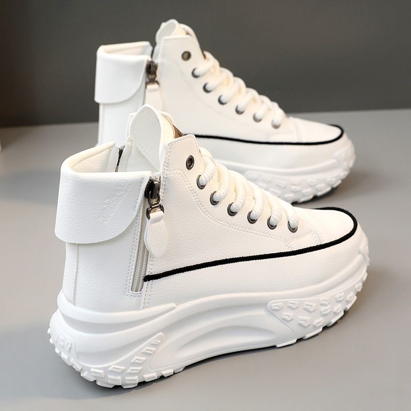 Daddy Shoes Sports Casual Thick-Soled Heightening Anti-Slip Womens Shoes#现货老爹鞋运动休闲厚底增高防滑女鞋