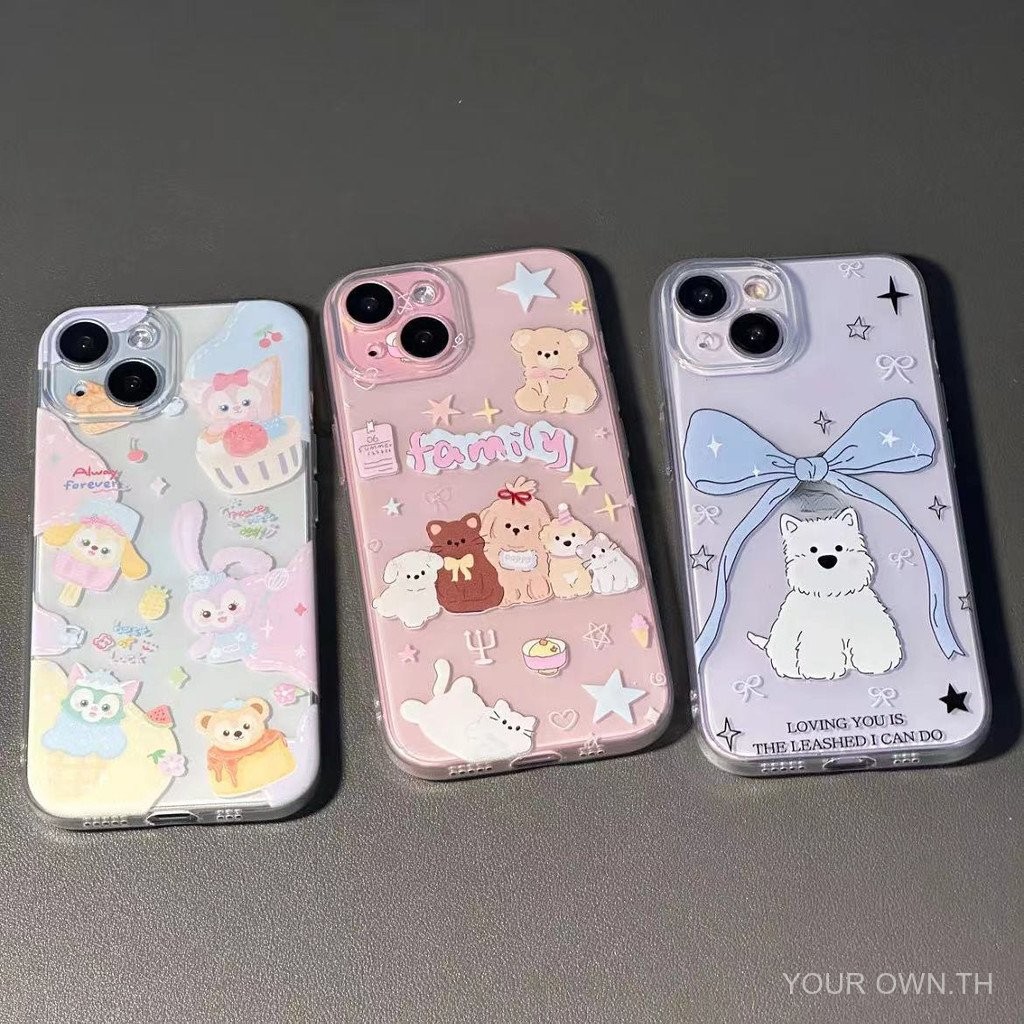 เคส iPhone 15/14 Pro Max 13 Pro เคสนุ่ม 11 โปรใส 12 กันกระแทก XS เคส iPhone 16 11 หญิง XS/XR เคสนุ่ม 8 Plus กันกระแทก 3QAJ