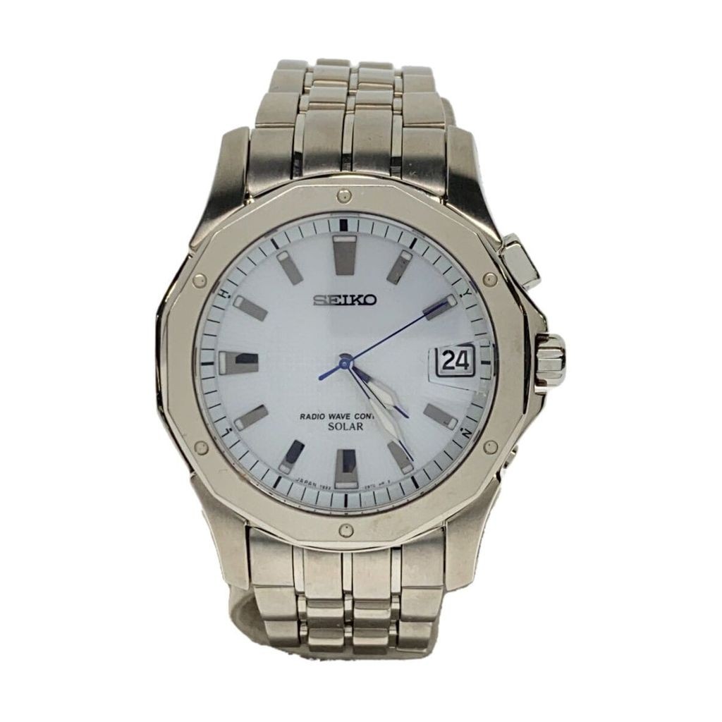 Seiko(ไซโก) SEIKO Men's Watch Brights Solar Analog Titanium SLV Direct from Japan Secondhand