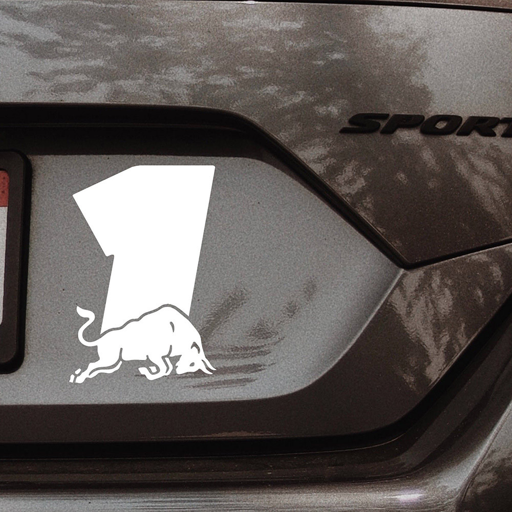 สติ๊กเกอร์ติดรถ Racing driver 1 33 Flying Dutchman bull fan version - Vinyl Decals