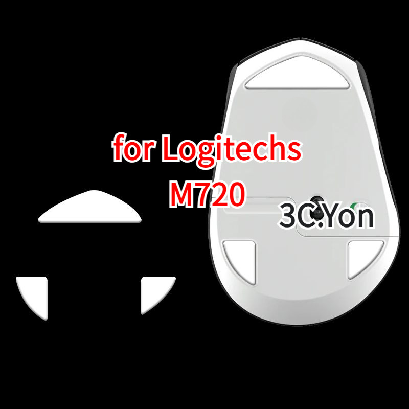 Esports ICE Mouse Skates ฟุตสําหรับ Logitechs M720 Triathlon Multi-Device Wireless Mouse PTFE Gaming