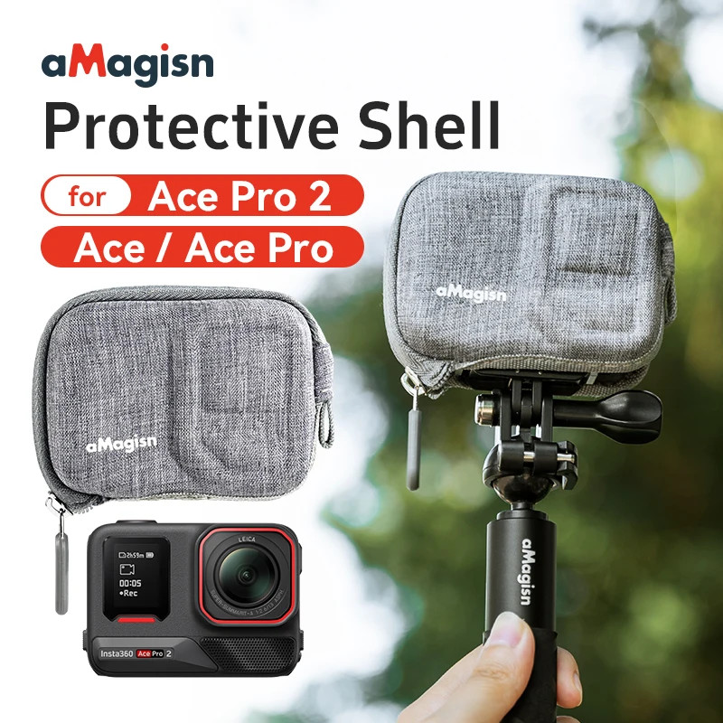 Amagisn Mini กระเป๋าสําหรับ Insta360 Ace Pro 2 / Ace Pro / Ace ,พกพากล่องเก็บสําหรับ Insta 360 AcePro 2 อุปกรณ์เสริม