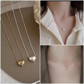 MDP Lation Love สร้อยคอมินิเครื่องประดับแฟชั่นผู้หญิงเกาหลีโซ่รูปหัวใจ