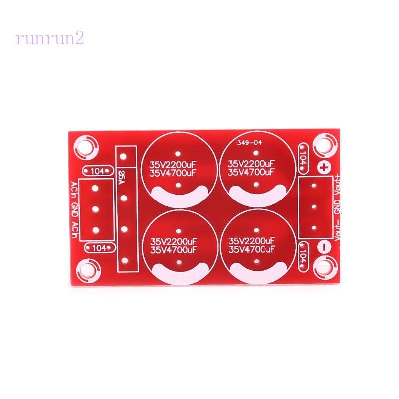 Run Rectifier Filter Power Supply Board บวกแรงดันไฟฟ้าลบ Dual Power PCB B