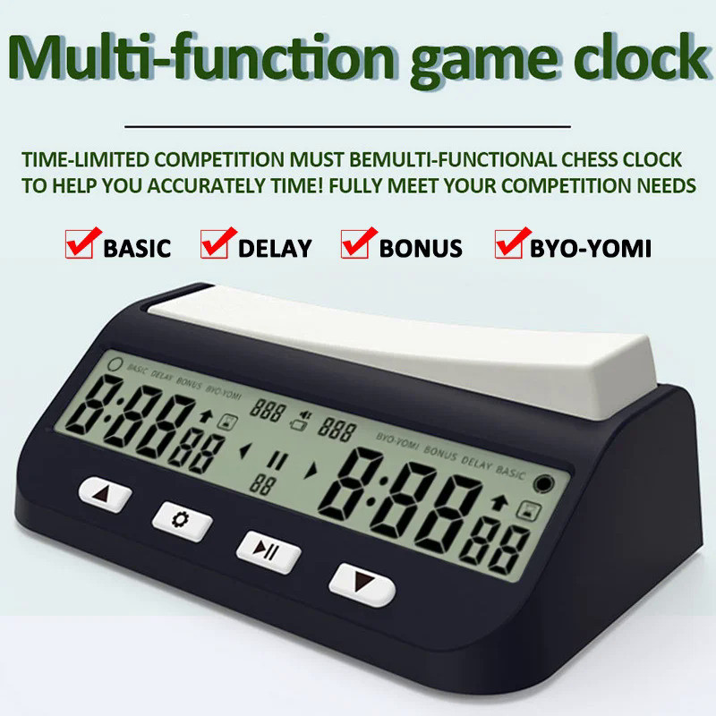 Digital Chess Timer Professional Chess Clock Multifunctional Digital Watch Accurate Count Up Count D