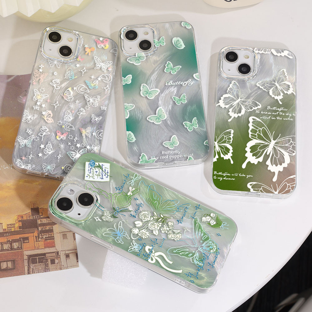 Soft ผีเสื้อเคส For Samsung A57 5G S26 Ultra A37 S24 S23 A55 A56 A17 A07 A36 A06 A05S A05 A16 A15 A12 A54 A52s A53 A35