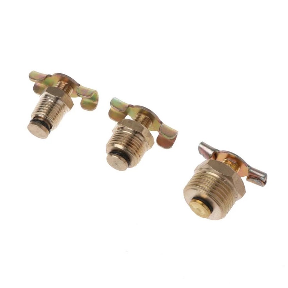 มีสต๊อก! วาล์วระบายถังลมทองเหลืองแท้ NPT 1/4"-1/2" ทนทานสูง สำหรับเครื่องอัดอากาศทุกชนิด