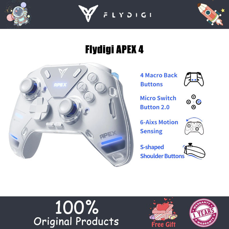 Flydigi APEX 4 จอยควบคุมเกมอัจฉริยะ แบบไร้สาย