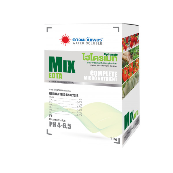 ปุ๋ยธาตุรอง จุลธาตุรวม MIX EDTA (ชนิดผง) รวมธาตุเสริมในรูปคีเลต
