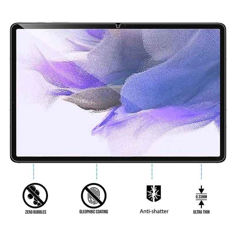 1-2 ชิ้น 999D HD Clear ฟิล์มนิรภัยสําหรับ Samsung Tab A9 Plus A7 Lite A8 X216B X215 X210 X205 Anti S