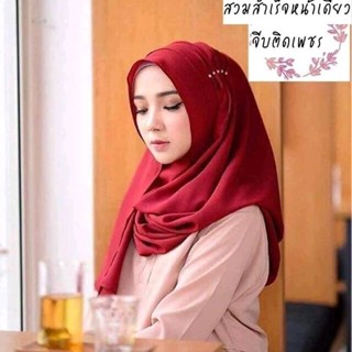 สวมสำเร็จหน้าเดียวจีบติดเพชร งานแต่งงาน