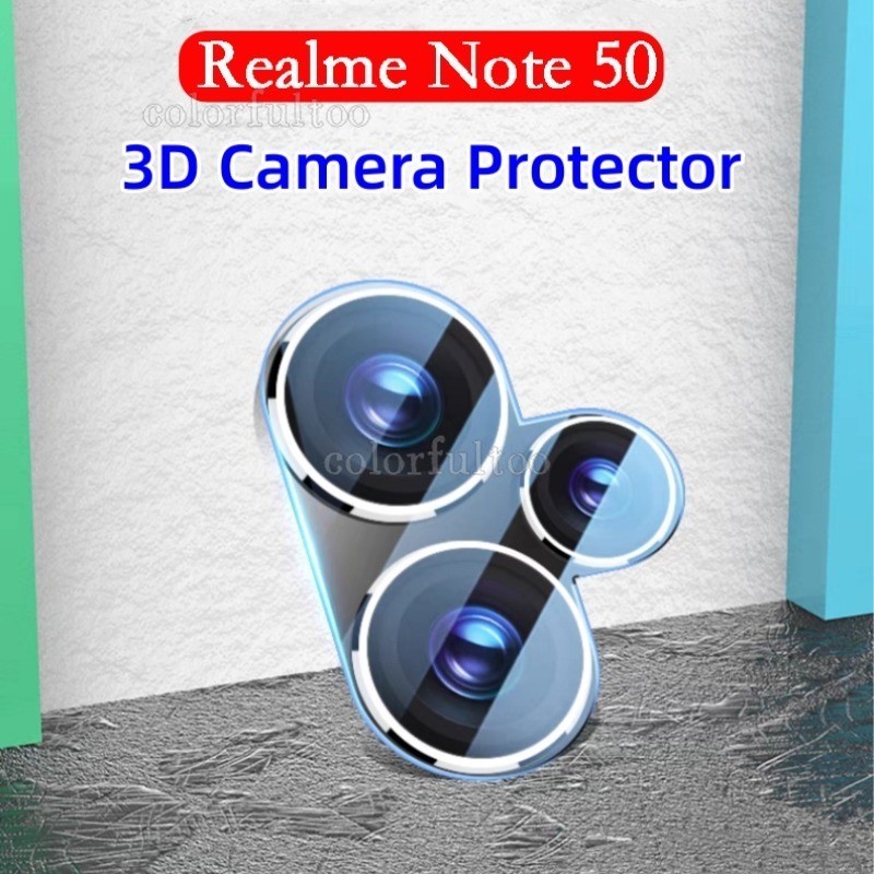 Realme หมายเหตุ 70T กล้องป้องกันฟิล์มสําหรับ Realme หมายเหตุ 80 70 70T 60 50 Note50 Note80 3D โค้ง HD คลุมทั้งหมดกล้องกระจกนิรภัยป้องกันหน้าจอกลับฟิล์มเลนส์สําหรับ RealmeC51