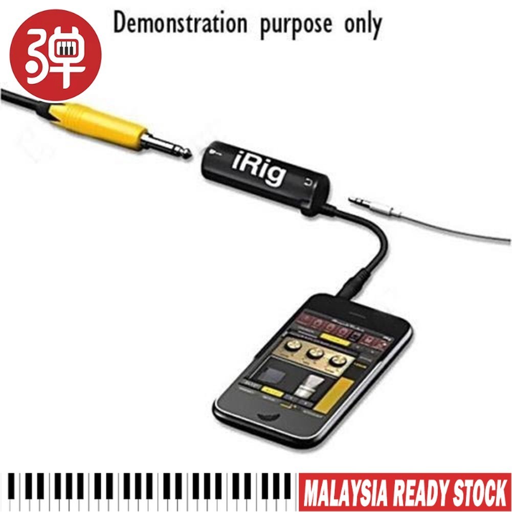 เหมาะสําหรับ Apple Guitar Audio Interface iRig Guitar Interface Converter Adapter iRig Guitar Tuner