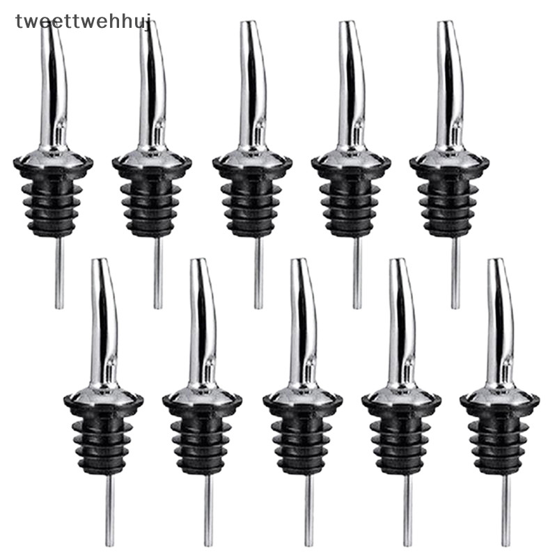 Tw จุกรินไวน์ เหล้า สเตนเลส 10 ชิ้น
