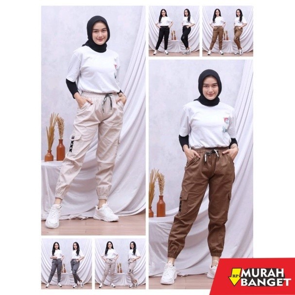 Last Womens Joggers - กางเกงผู้หญิงอินเทรนด์ new cargo joggers