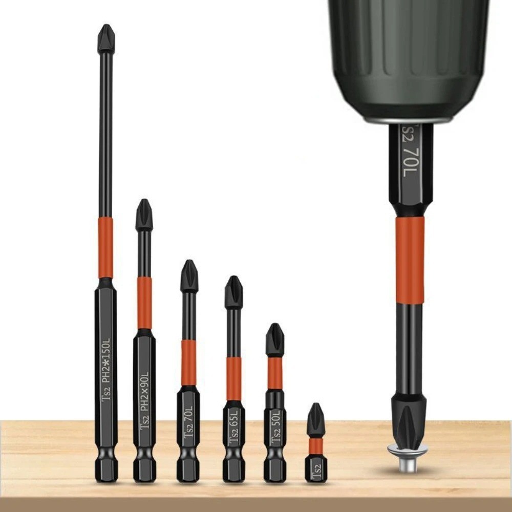 Kractige PH2 Magnetic Cross Bit Set Phillips Impact Batch หัวความแข็งไขควงบิตสกรูไดร์เวอร์เครื่องมือ