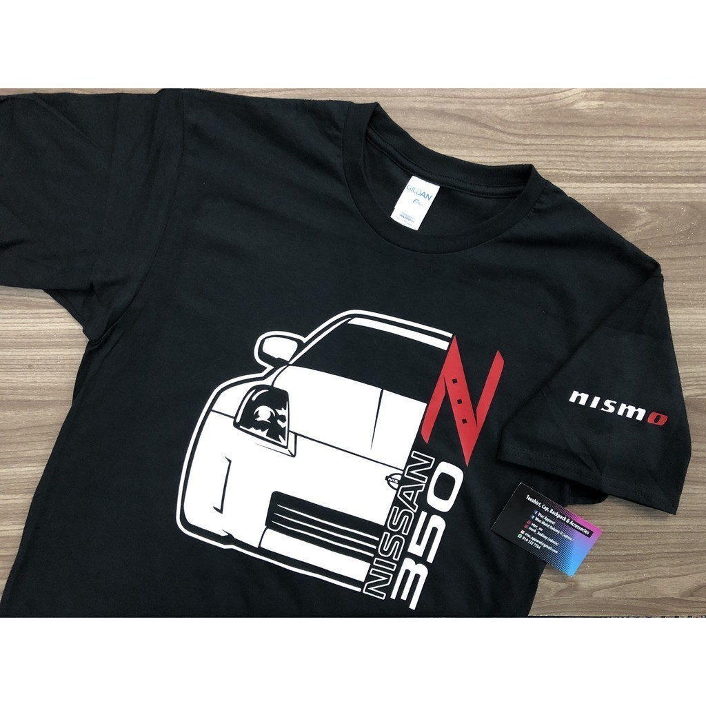 เสื้อยืด สีดํา สําหรับ Nissan 350Z Nismo