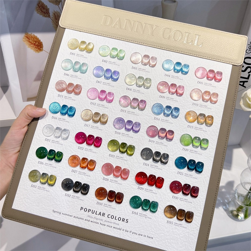 Set สีเจลลูกแก้วแคทอาย เซ็ท 35 สี ยาทาเล็บเจล แถมชาร์ต Danny Coll- N32 Daniko Starry Dream -wenails ราคา ถูกที่สุด ดีลบีเคเค
