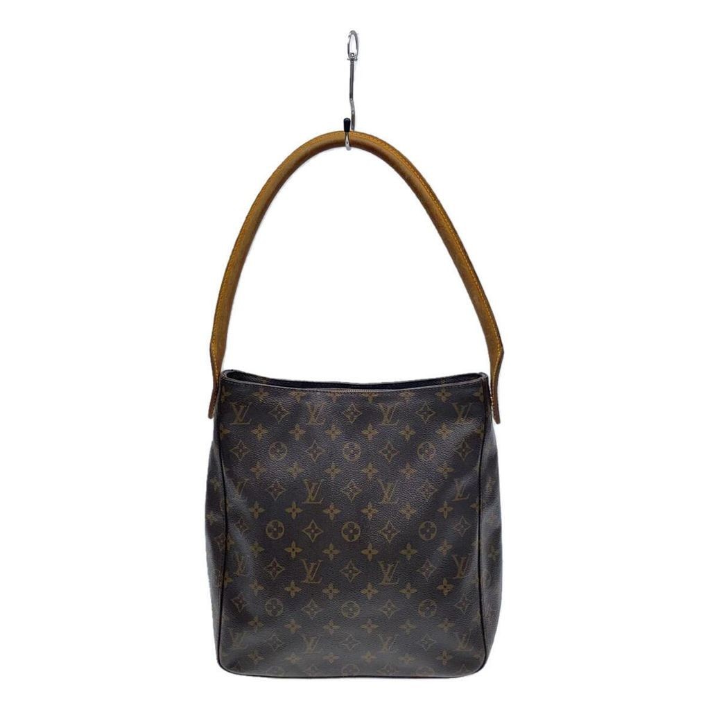 LOUIS VUITTON Tote Bag Monogram Looping GM Canvas Brown PVC Patterned all over Direct from Japan Secondhand