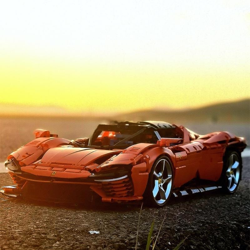 ชุดประกอบตัวต่อเลโก้ Ferrari Sp3 42143 ของเล่นสําหรับเด็ก