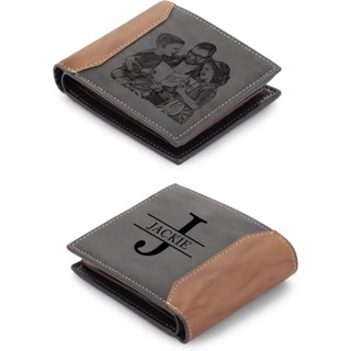 ส่วนบุคคลภาพที่กําหนดเองผู้ชายกระเป๋าเหรียญกระเป๋าหนังกระเป๋…