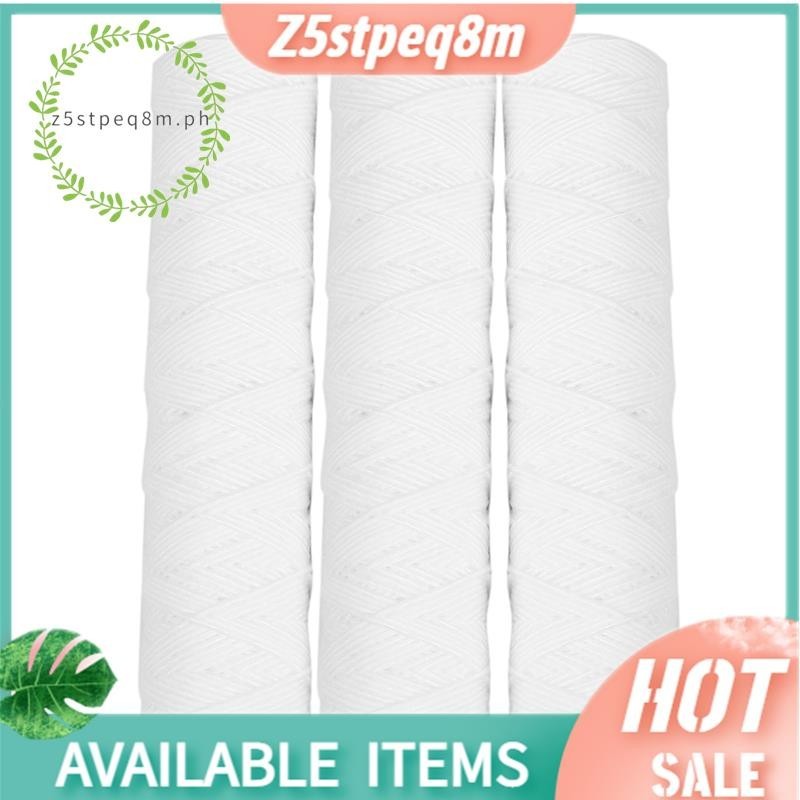 Z5stpeq8m3 ชิ้นเครื่องกรองน้ํา 10 นิ้ว String Wound Filter ตลับหมึก 5 Micrometry PP ผ้าฝ้ายกรอง Sedm