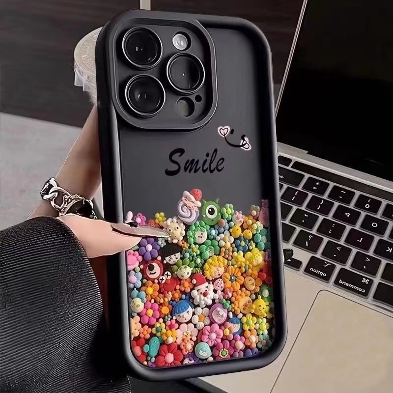 🔥Violet ส่งจากไทย🔥สินค้า 1 บาท ใช้กับ เคสไอโฟน11 13 14plus 15 pro max XR 12 13pro เคสเกาหลี 6P 7P 8P พสัส X 14plus#913