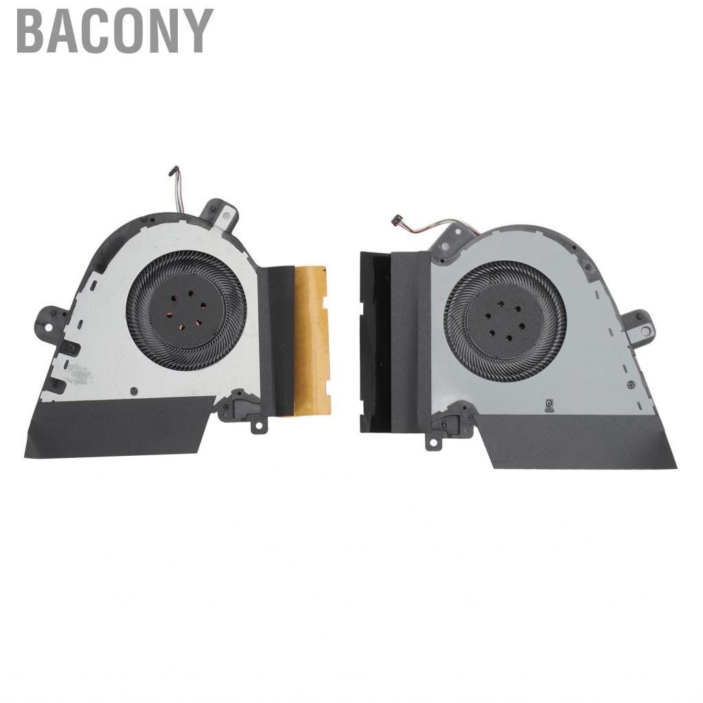 Bacony Laptop Cooling Fan  Efficient Replacement Enhanced Performance Reliable 4 Pin Power Connector for Asus ROG Zephyrus GA502D GA502DU