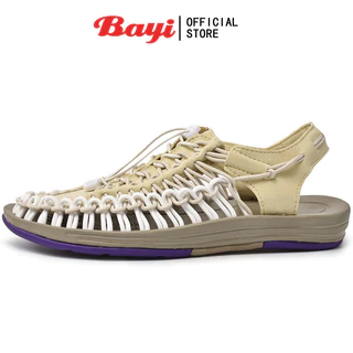 Bayi🚚 จัดส่ง 1-3 วัน 🔥【35-44 หลา】แตะ รัด ส้น สไตล์ Kenen Sandal ชาย หญิง （11 สี）รองเท้าถัก