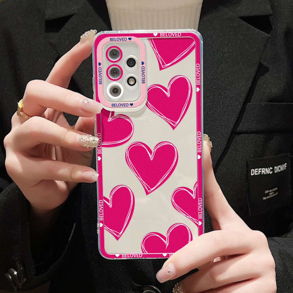 เคสนุ่ม For Samsung A54 5G A52 A53 S21 S23 S22 Ultra S24 Plus S20 FE A50 A51 A32 A34 A35 A13 A14 A71 A73 A31 A03s A05