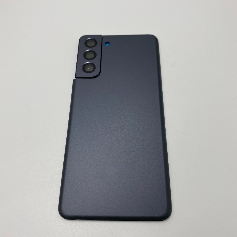 SAMSUNG ใหม่ปกหลังสําหรับSamsung Galaxy S21 G990F G990Fแบตเตอรี่ด้านหลังประตู 3Dแผงกระจกแบตเตอรี่กรณ