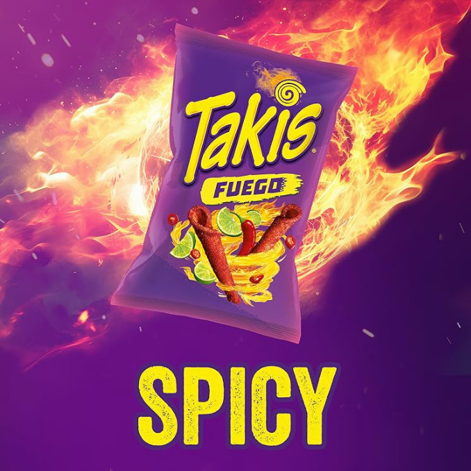ขนม Takis Fuego/Blue Heat ขนมข้าวโพดทอดกรอบ รสเผ็ด เปรี้ยว นำเข้าจากอเมริกา USA