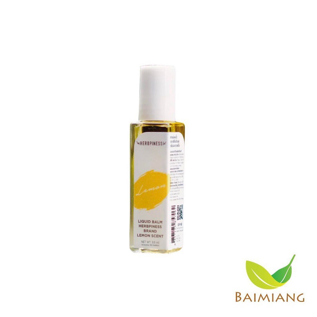 HERBPINESS ยาหม่องน้ำกลิ่นมะนาวฝรั่ง ขนาด 9.6ml (03943)