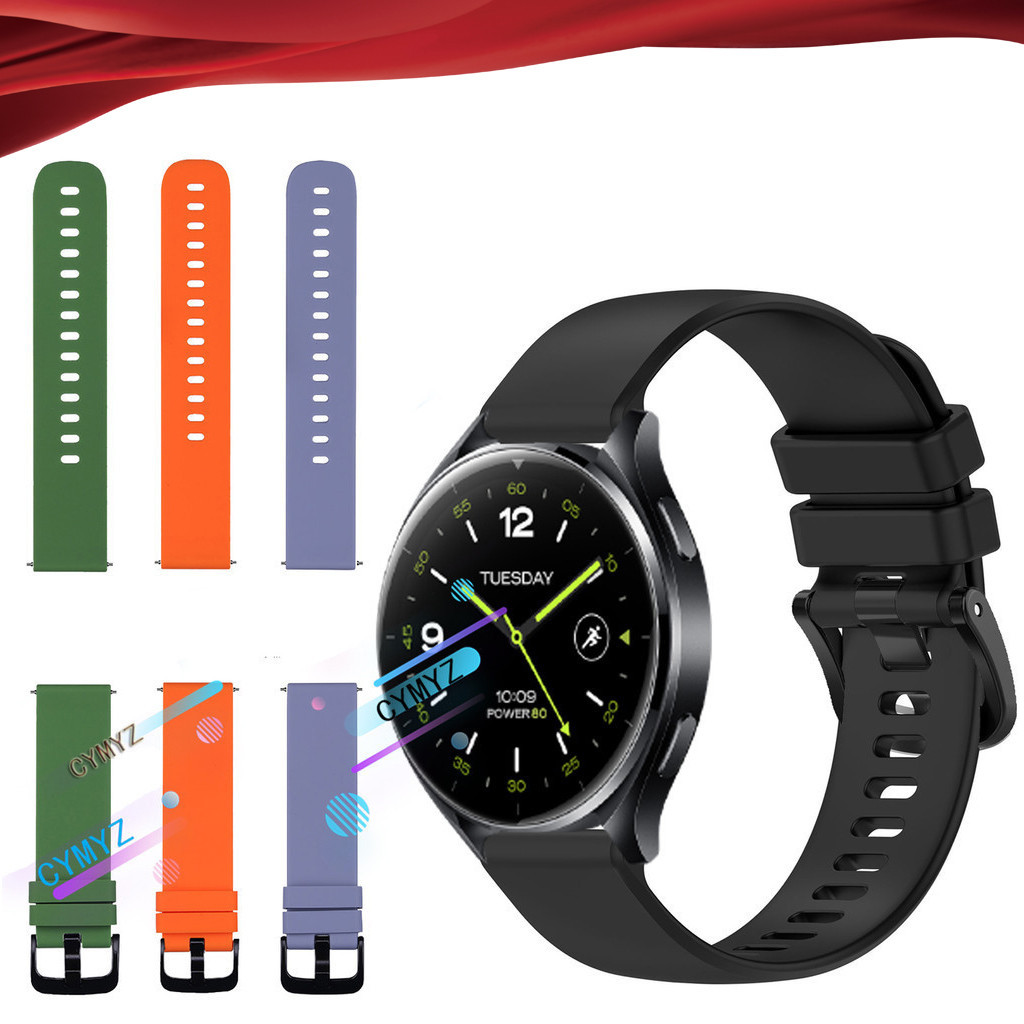Xiaomi watch 2 สายนาฬิกาข้อมือสมาร์ทวอทช์ สายซิลิโคน สําหรับ xiaomi watch 2 สายนาฬิกา สายรัดข้อมือกีฬา