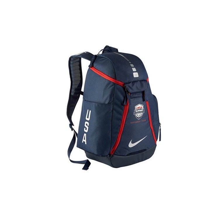 Nike Backpack Air Cushion Backpack USA กระเป๋ากีฬานักเรียน NIKE Team USA Elite Computer Basketball