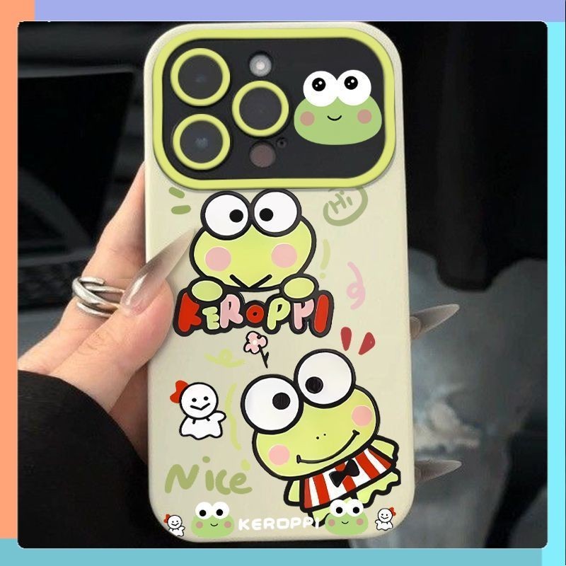 เคสโทรศัพท์มือถือ ซิลิโคนนุ่ม ลายกบตาโตน่ารัก สําหรับ