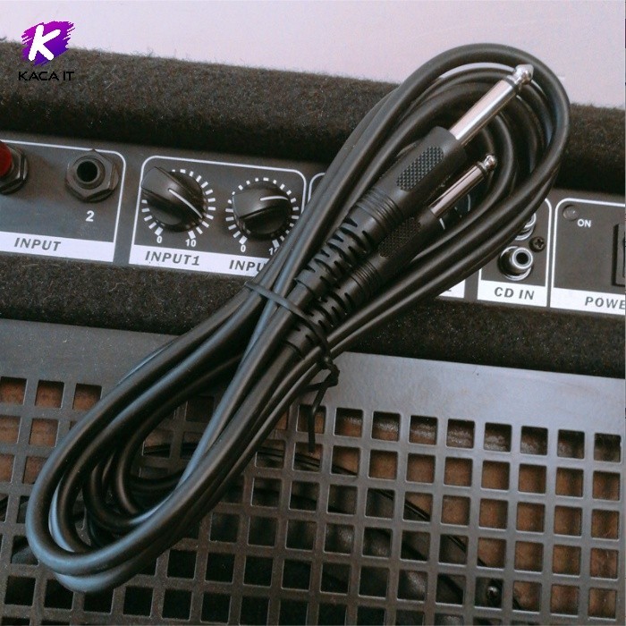 สายแจ็ค สายแจ็คกีตาร์ 6.5 Jack 6.5mm to 6.5mm Audio Cable Amplifier Speaker cable 1.8-10เมตร