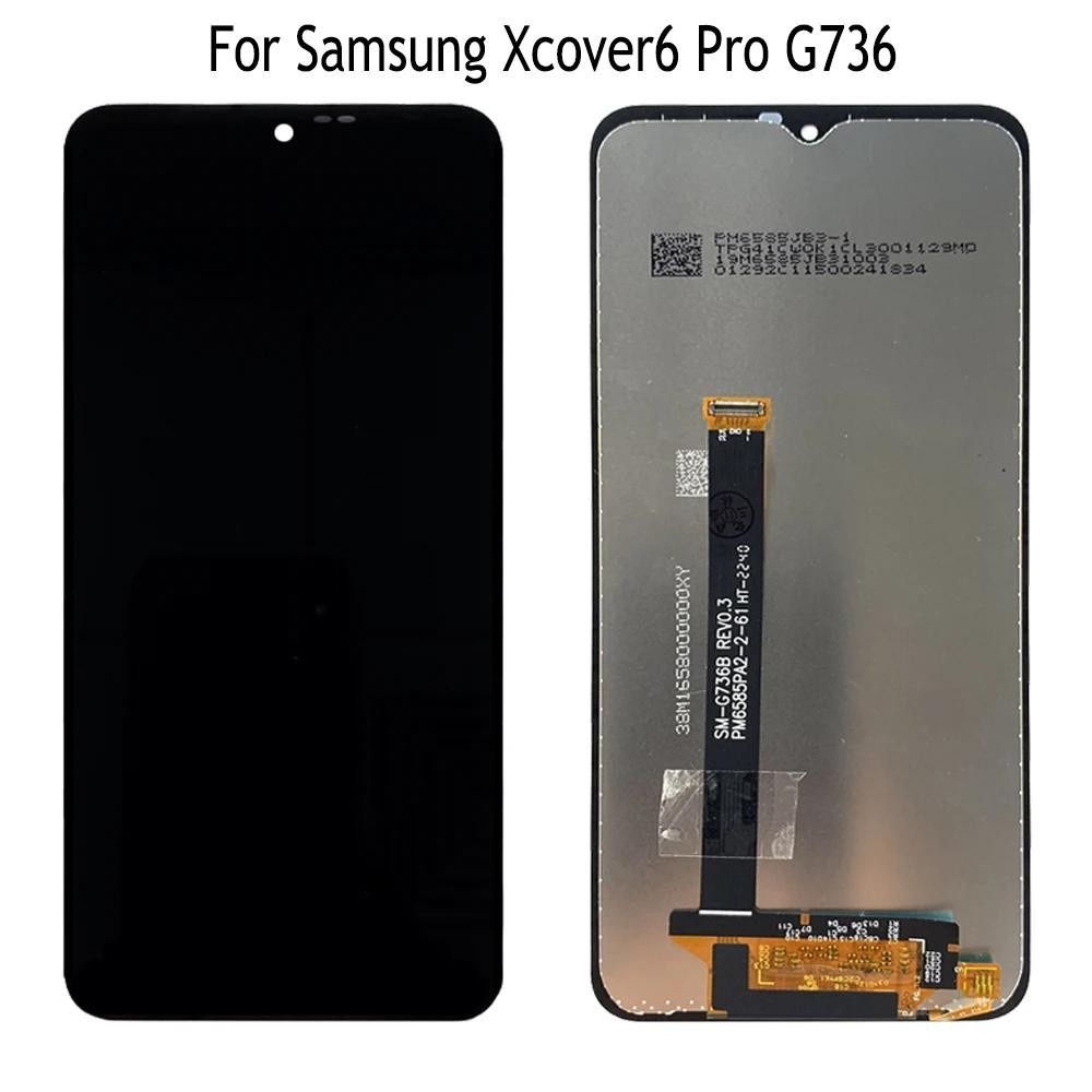 หน้าจอสัมผัสดิจิทัล LCD 6.6 นิ้ว สําหรับ Samsung Xcover6 Pro LCD G736 Xcover 6 Pro