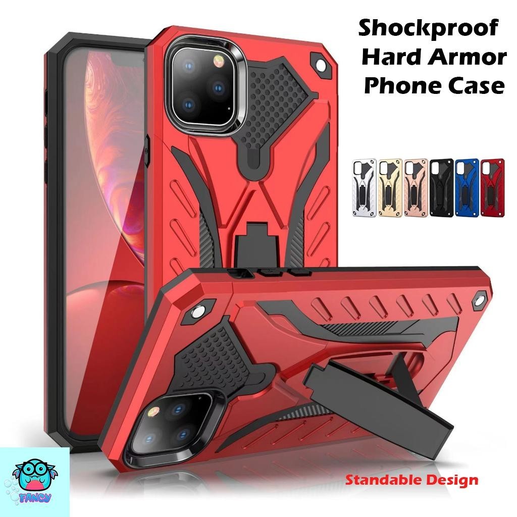 Standable Armor Casing Huawei Nova 2 Lite,2i,3i,5T,7i,Y5,Y9,Y7 Prime,Y9 Prime,Y6P,Honor 8X Hard เคสโ