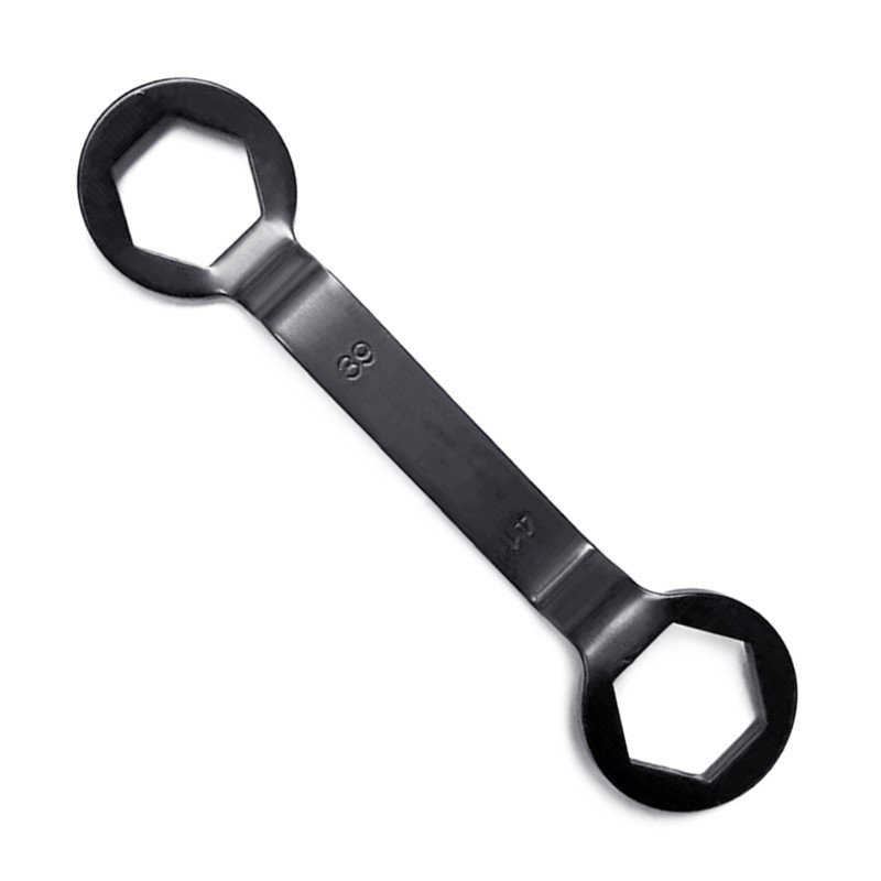 EV รถจักรยานยนต์อ่อนนุชเครื่องมือกําจัดสีดําสองหัวคลัทช์ล็อคอ่อนนุชประแจ39 41มม