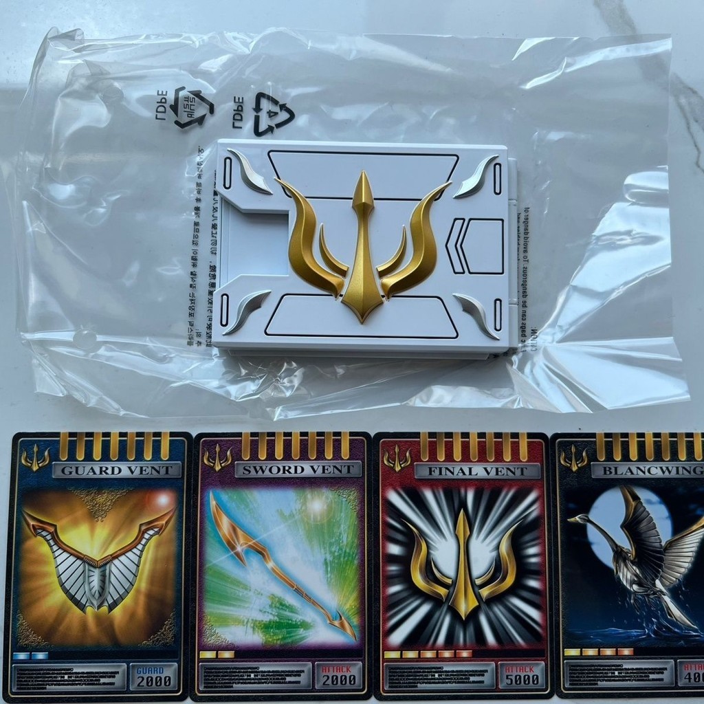 Bandai ของแท้ Kamen Rider csm Dragon Rider Flower Dream Card Box Full Card Deluxe Edition Dragon Tooth King Snake Transformation
