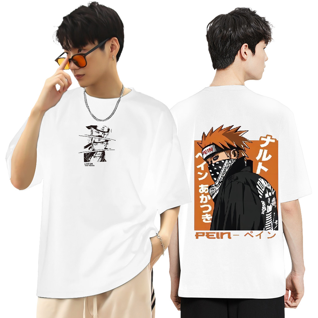 เสื้อ Naruto  อนิเมะ Boruto Uzumaki การพิมพ์ หลวม เสื้อยืด ระบายอากาศได้ สันทนาการ ถนนลม