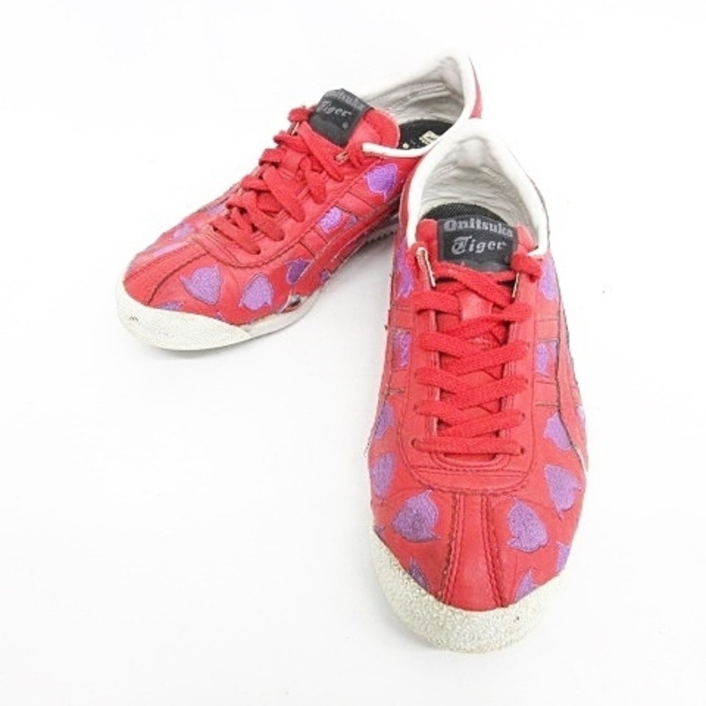 Onitsuka Tiger Astroboy Sneakers Red Purple 24.5 Direct from Japan Secondhand